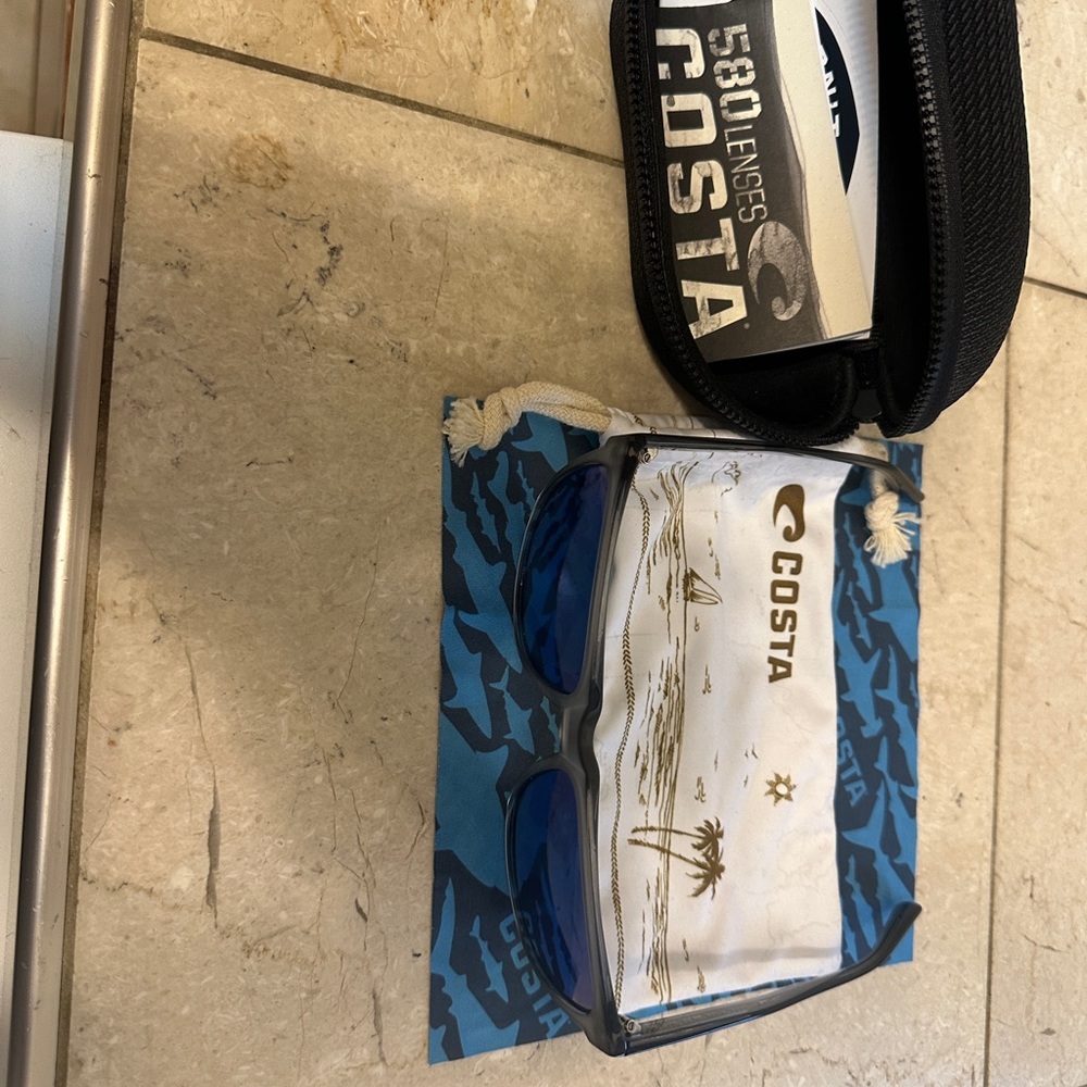 Costa Del Mar 6S2011 Apalach Polarized Sunglasses In Blue Mirror 580G